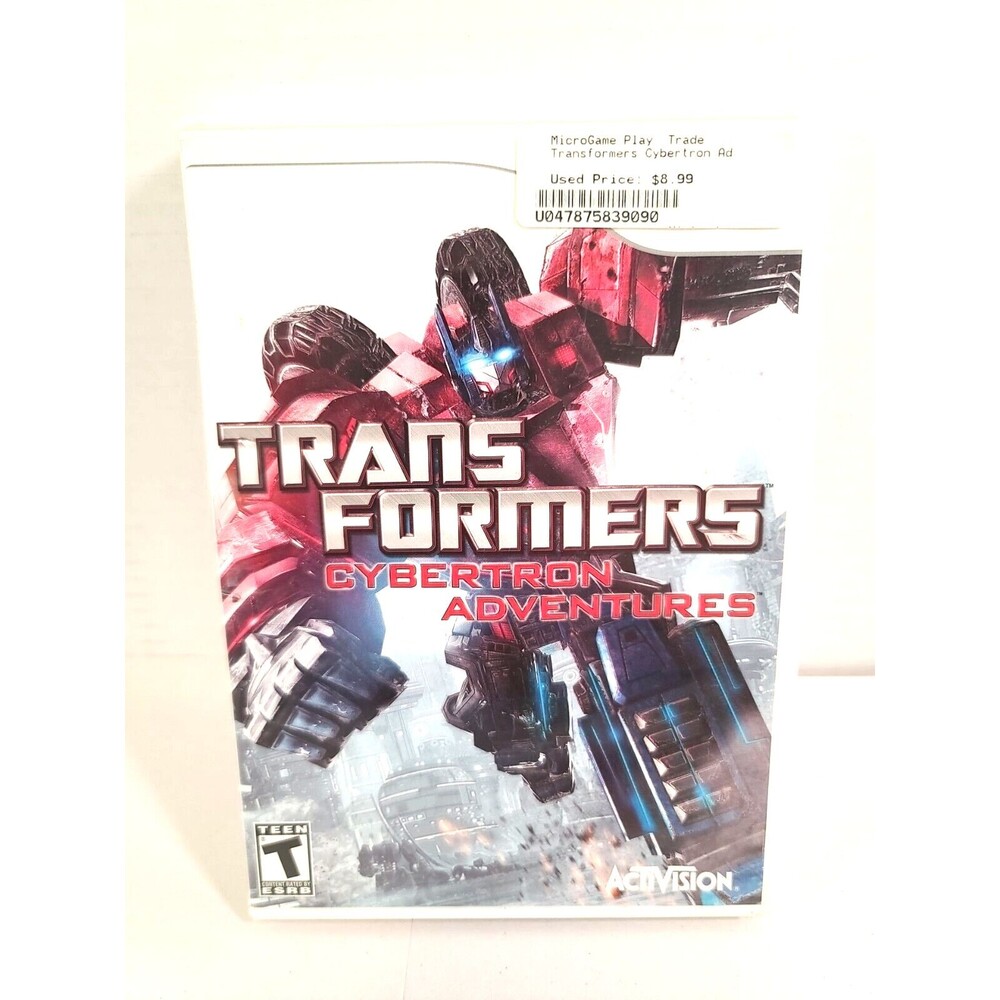 Transformers: Cybertron Adventures (Nintendo Wii, 2010) No Manual